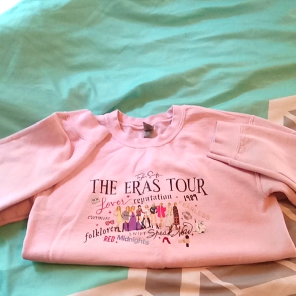 Pink The Eras Tour Sweatshirt